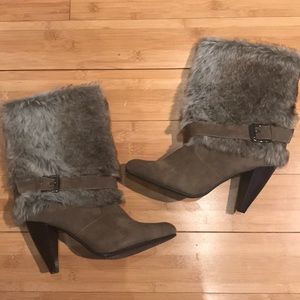 Faux fur boots Brand New